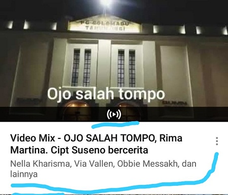 OJO SALAH TOMPO-MEMOHON DOA RESTU DARI SENIMAN SENIOR LAIN